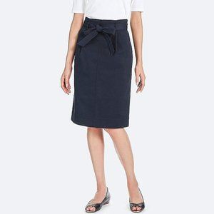 UNIQLO High Waist Belted Narrow Skirt